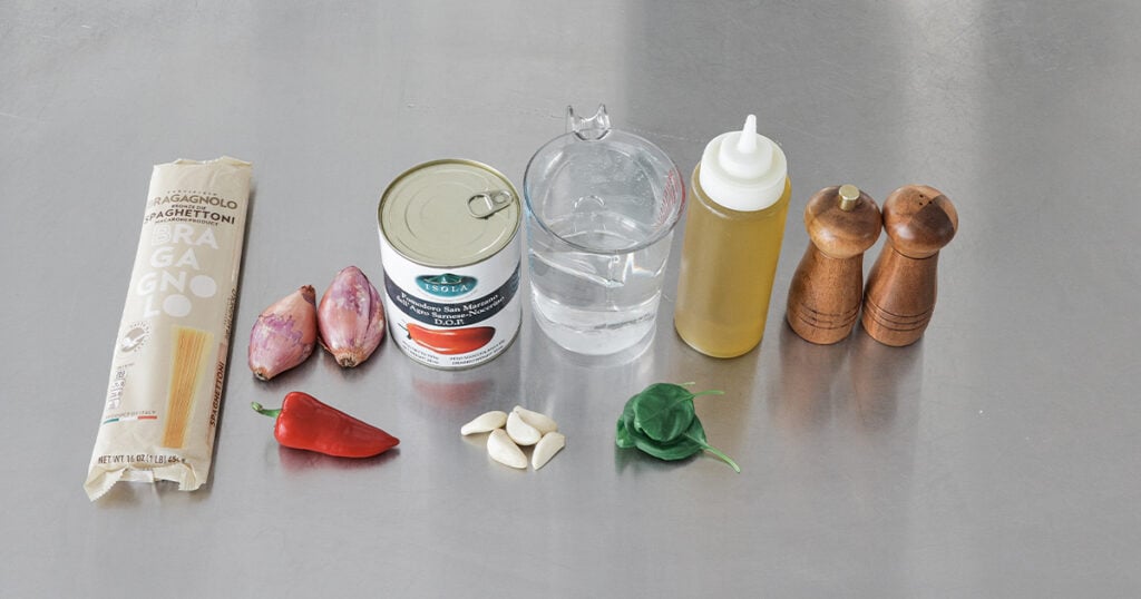 Assassin's spaghetti ingredients 