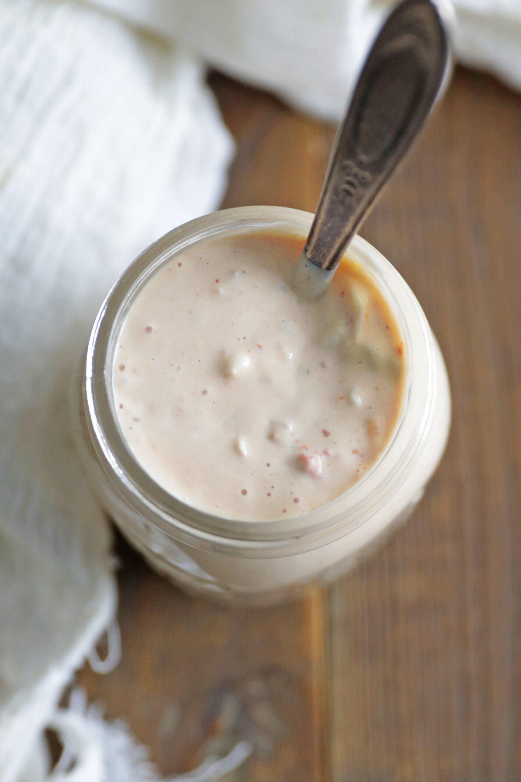 thousand island dressing in a jar