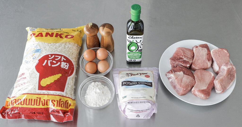 Tonkatsu Ingredients