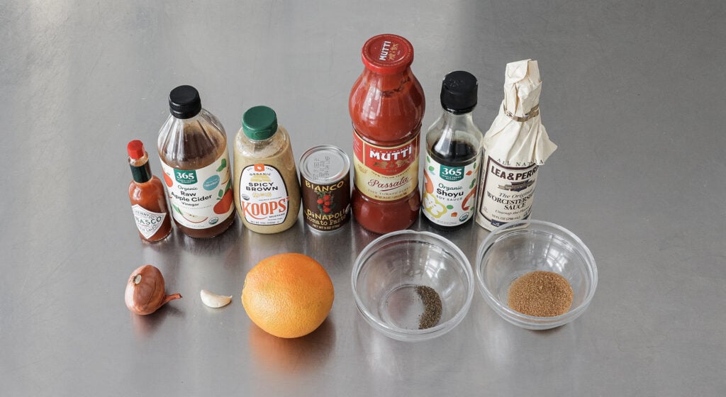 a1 sauce ingredients