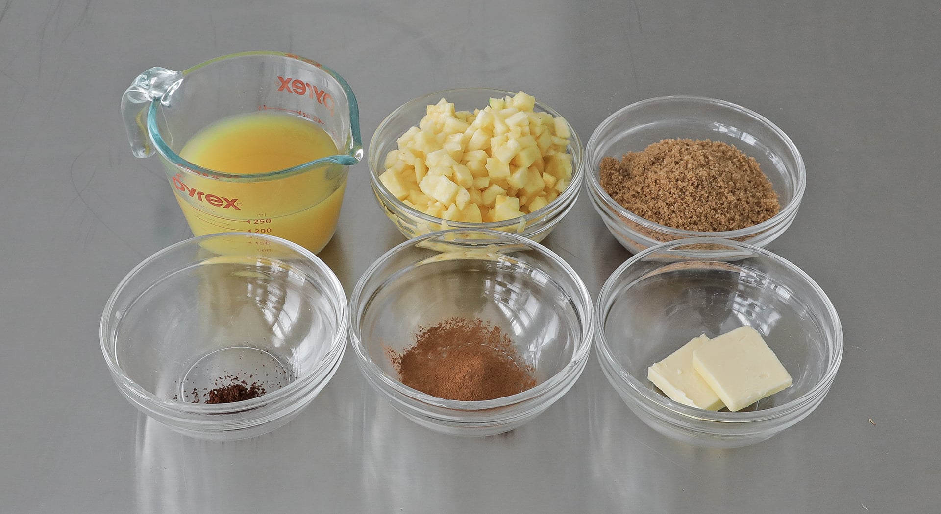 ingredients for a pineapple ham glaze