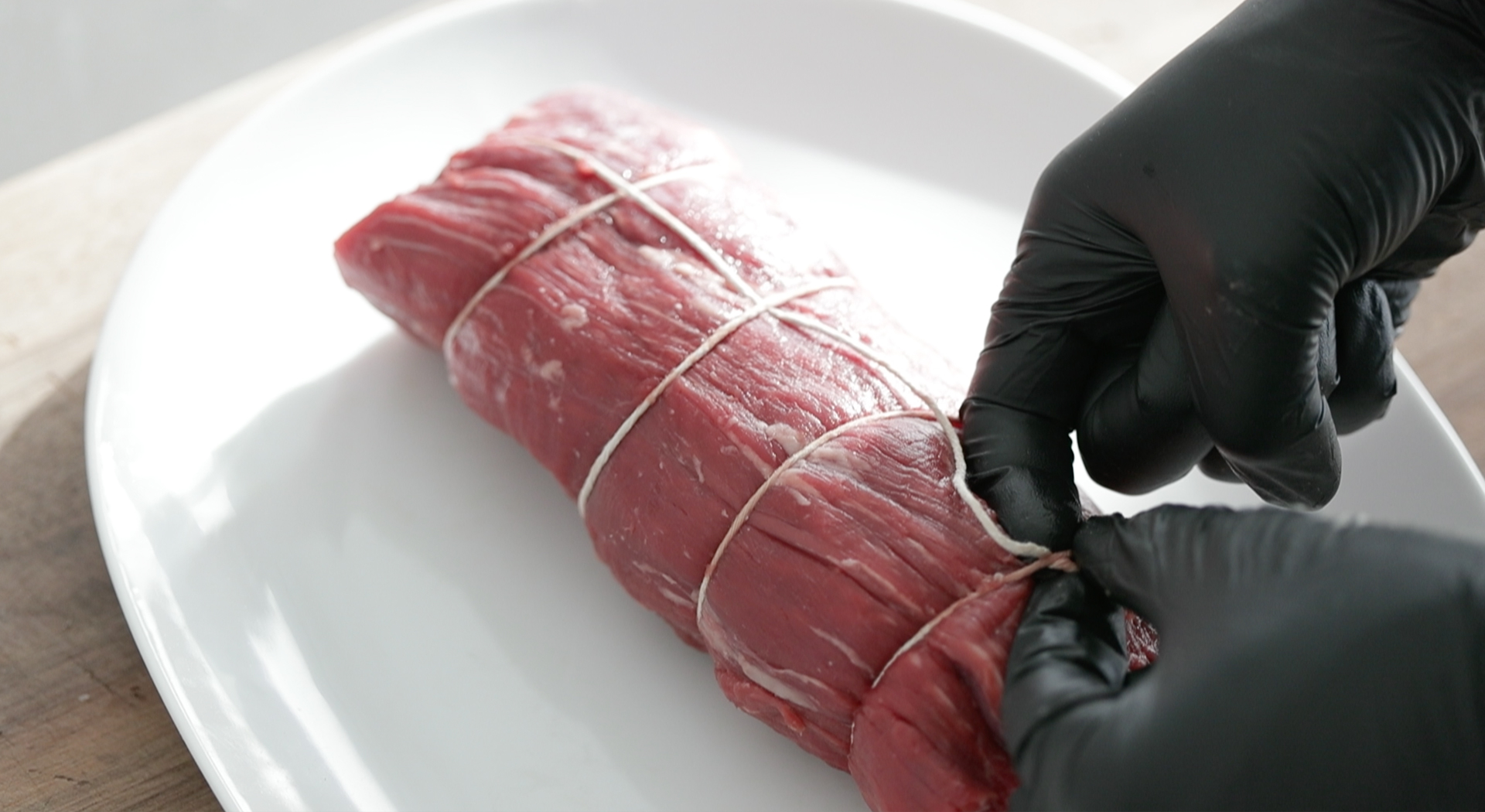 trussing a beef tenderloin