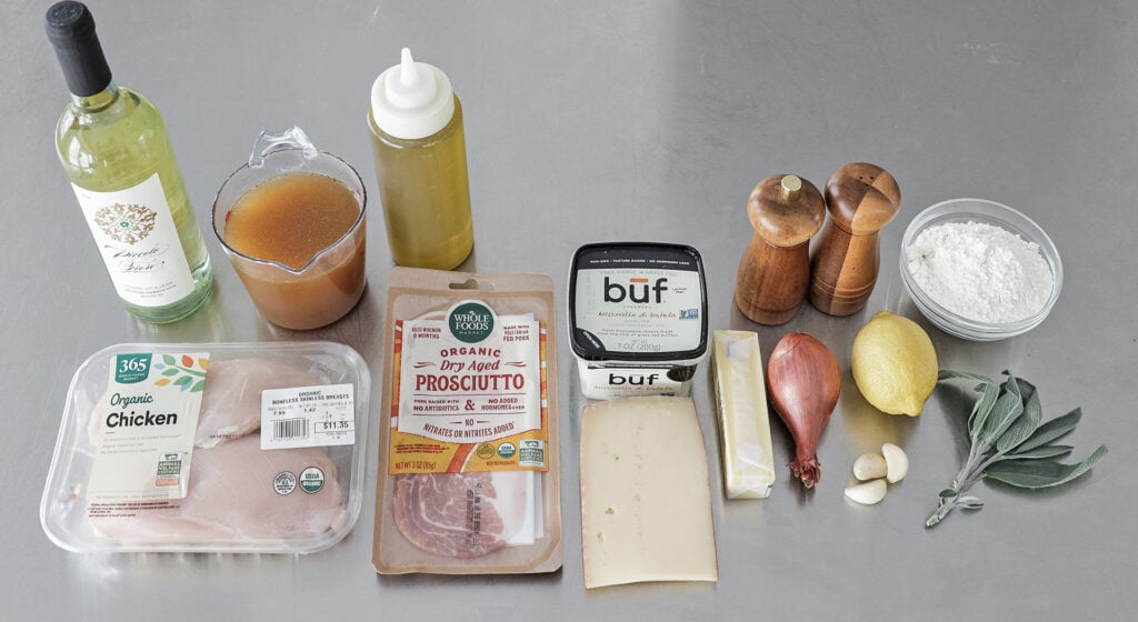 Chicken Valdostona Ingredients