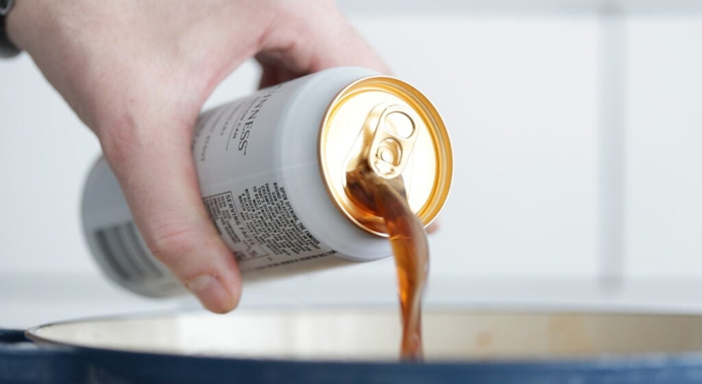 Deglaze with Guinness