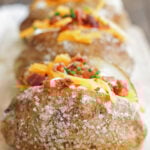 loaded baked potatoes