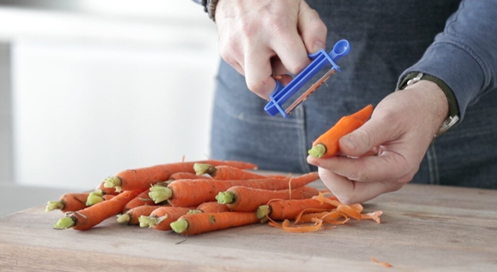 Prep the carrots