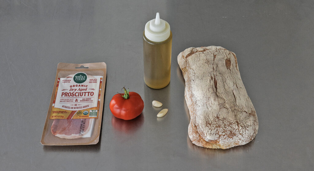 Tomato bread ingredients