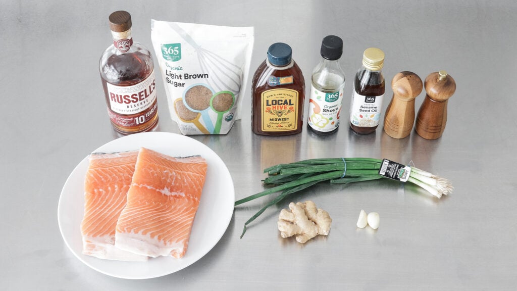 Bourbon Glazed Salmon ingredients