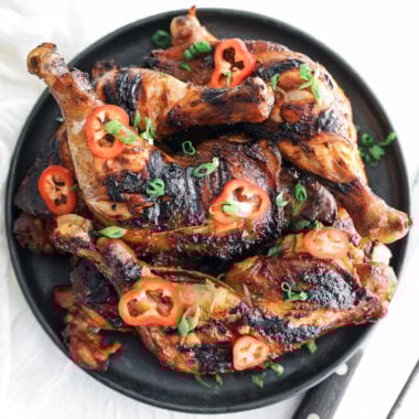 Chicken Inasal on a plate