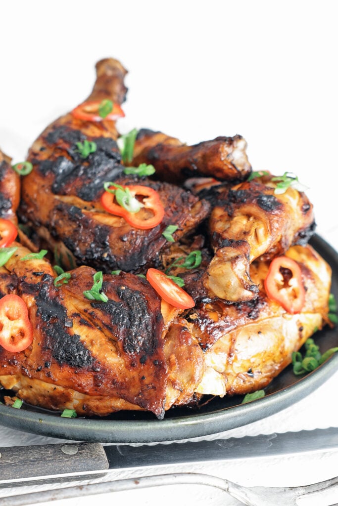 Chicken Inasal on a plate