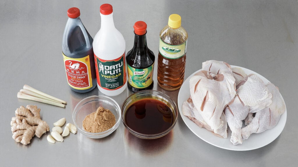 Chicken Inasal Ingredients