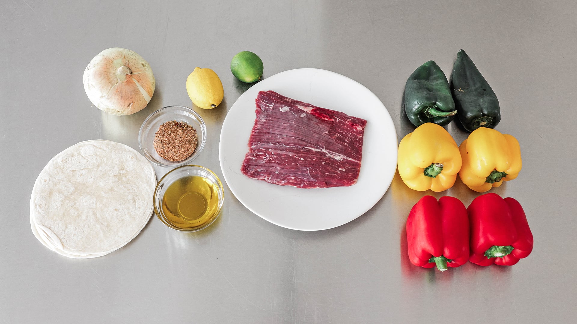 steak fajitas ingredients