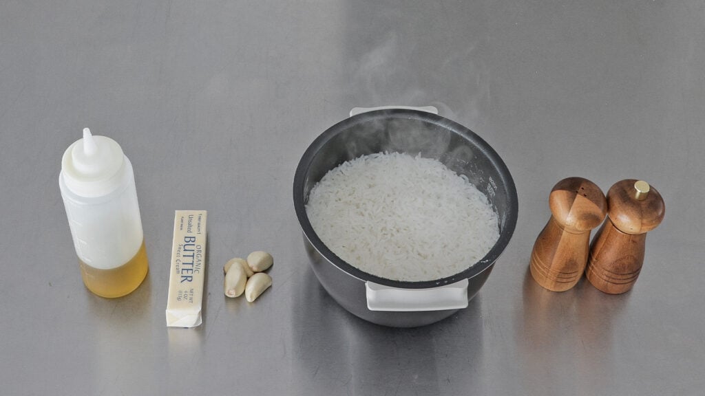 Garlic Fried Rice Ingredients