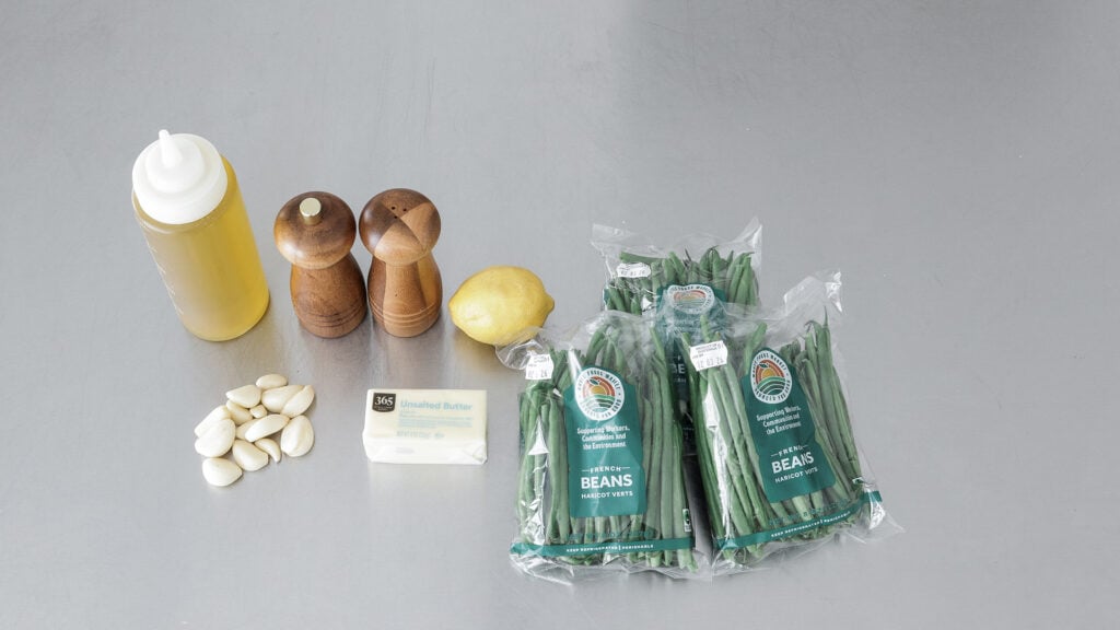 Garlic Green Beans ingredients
