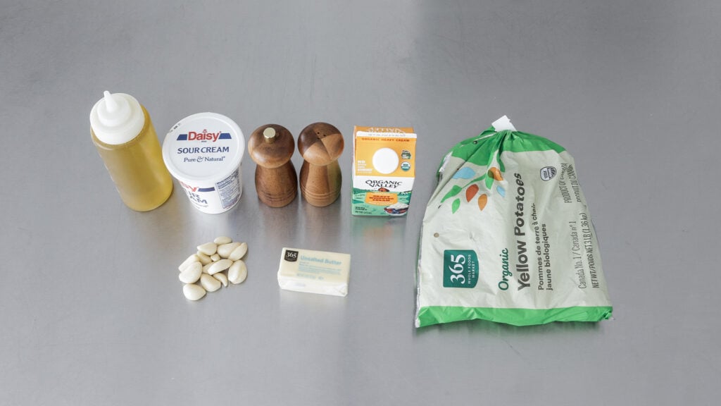 garlic mashed potatoes ingredients