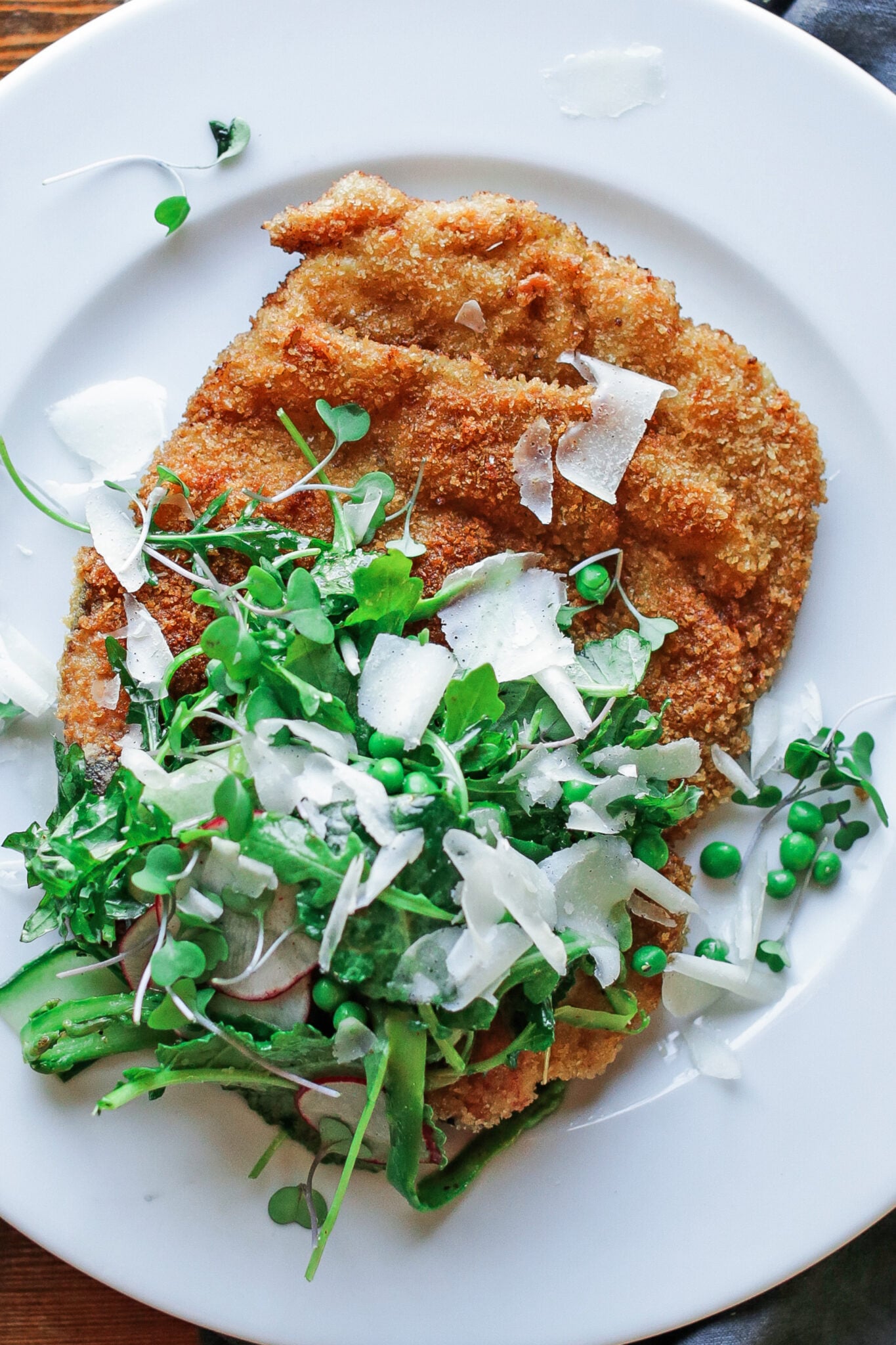 Pork Milanese Recipe (with Spring Kale Salad) - Chef Billy Parisi