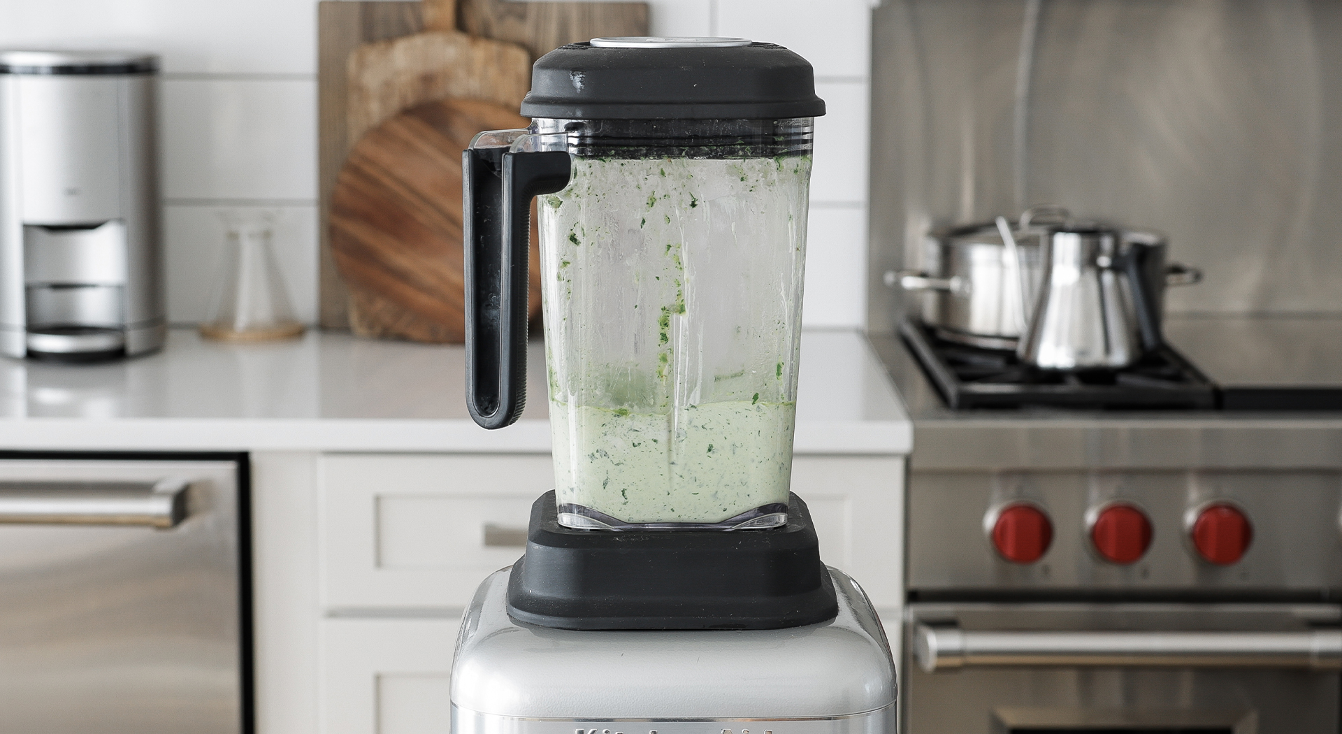blended herbs and mayo