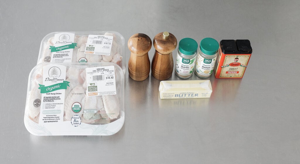 baked wings ingredients