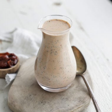 chipotle ranch dressing in a jar
