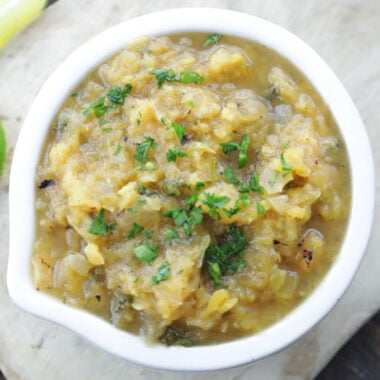 homemade pineapple salsa in a bowl
