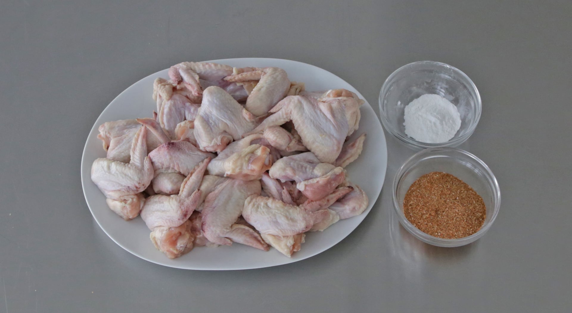 ingredients to make smoked chicken wings