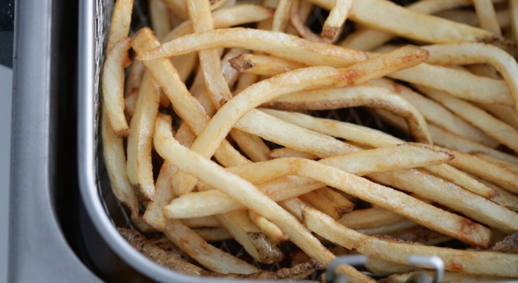 second frying the fries