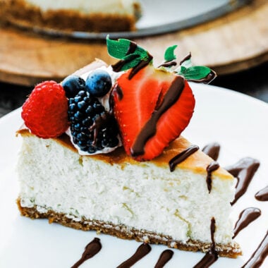 slice of cheesecake