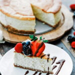 slice of cheesecake