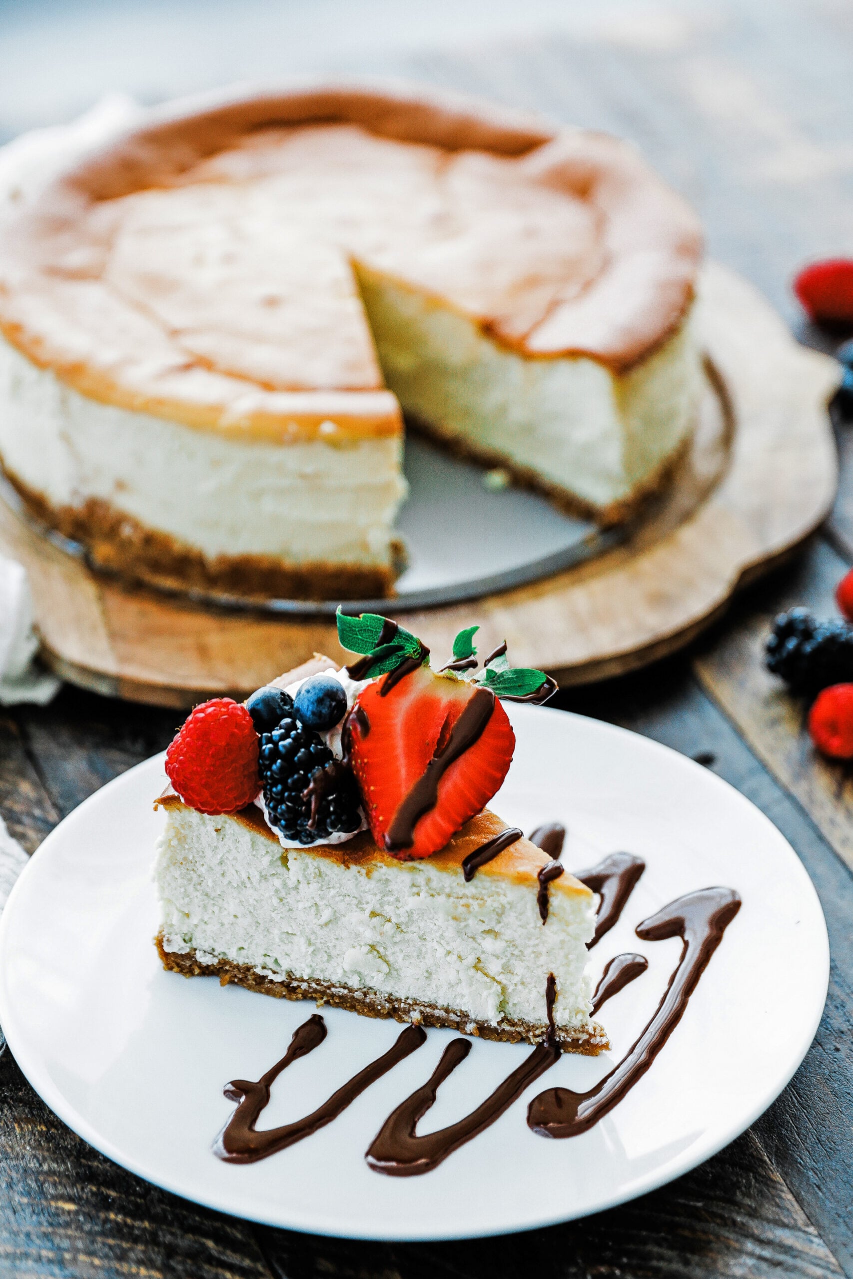 slice of cheesecake