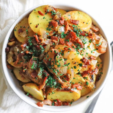bowl of German potato salad