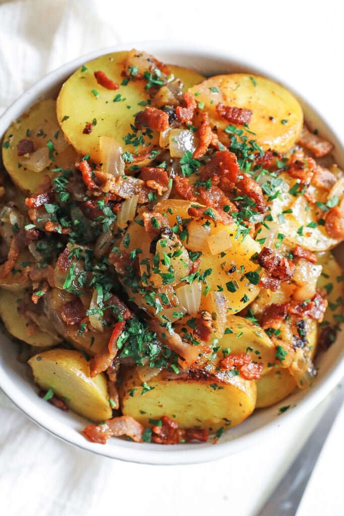 bowl of German potato salad