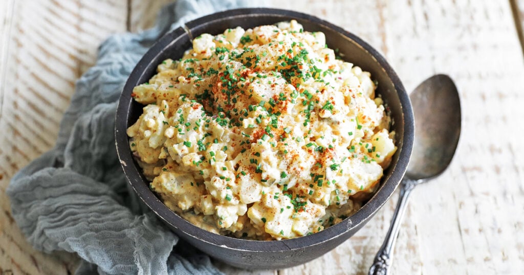 bowl of potato salad