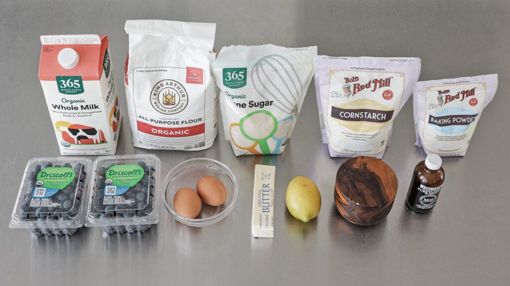 Blueberry Cobbler Ingredients