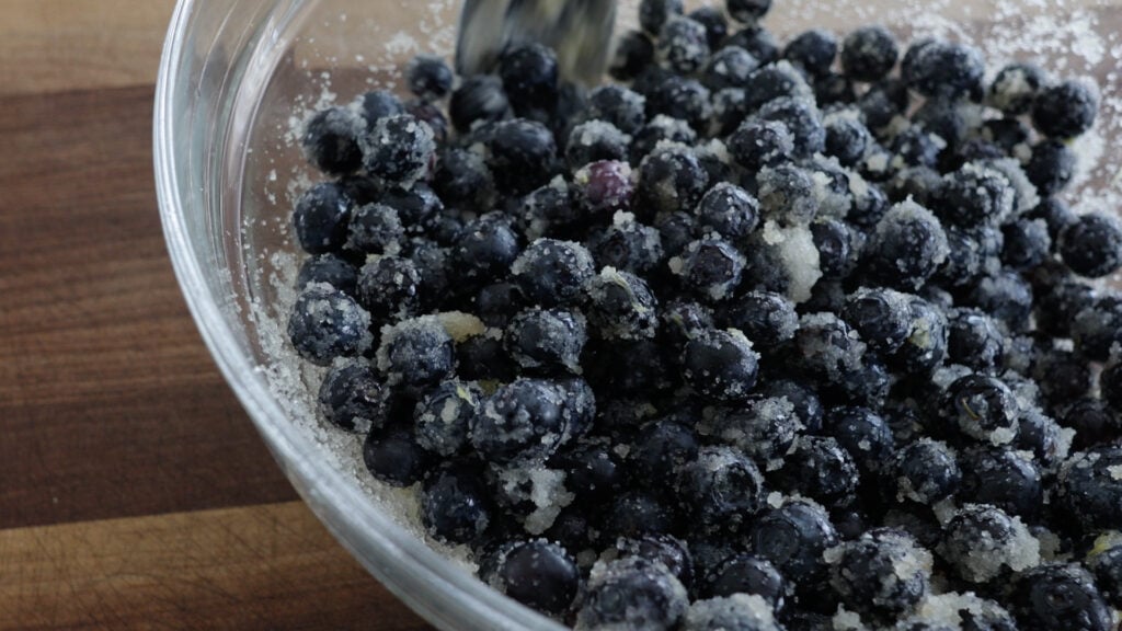 Blueberries in a bowl