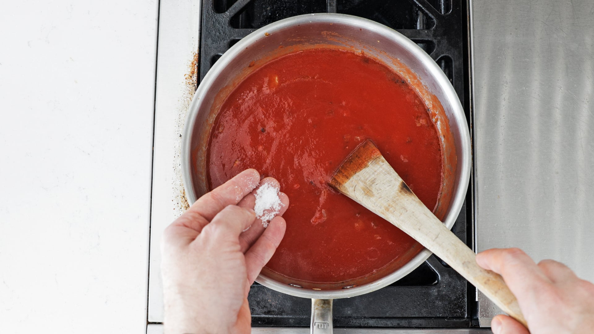 cooking tomato puree