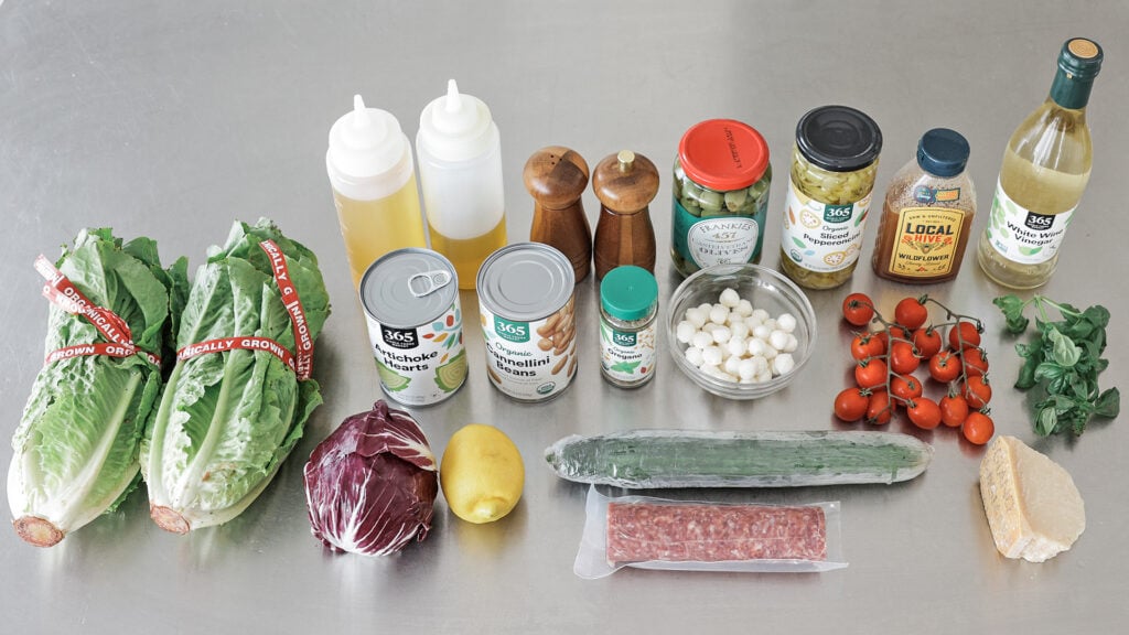 Italian chopped salad ingredients