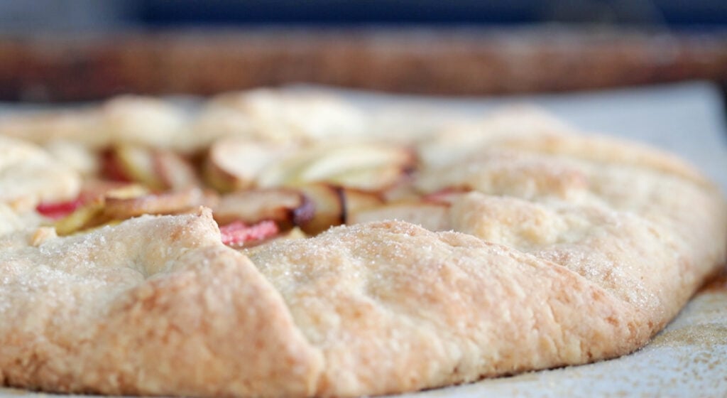 Apple Galette baked