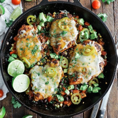 cowboy chicken in a skillet