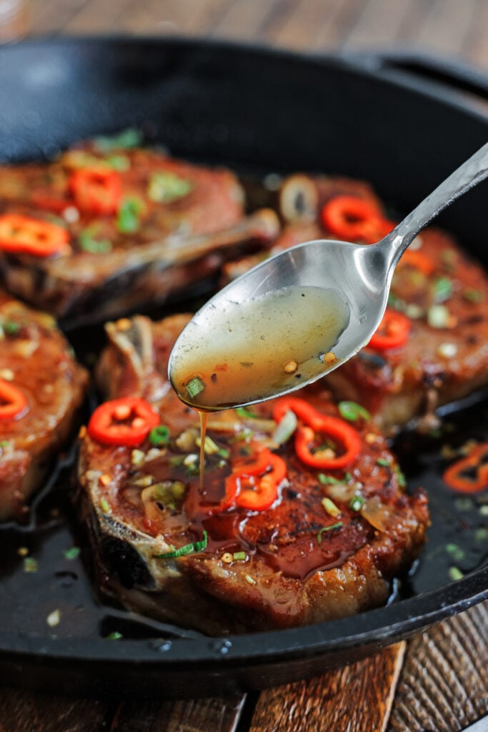 Honey Garlic Pork Chops