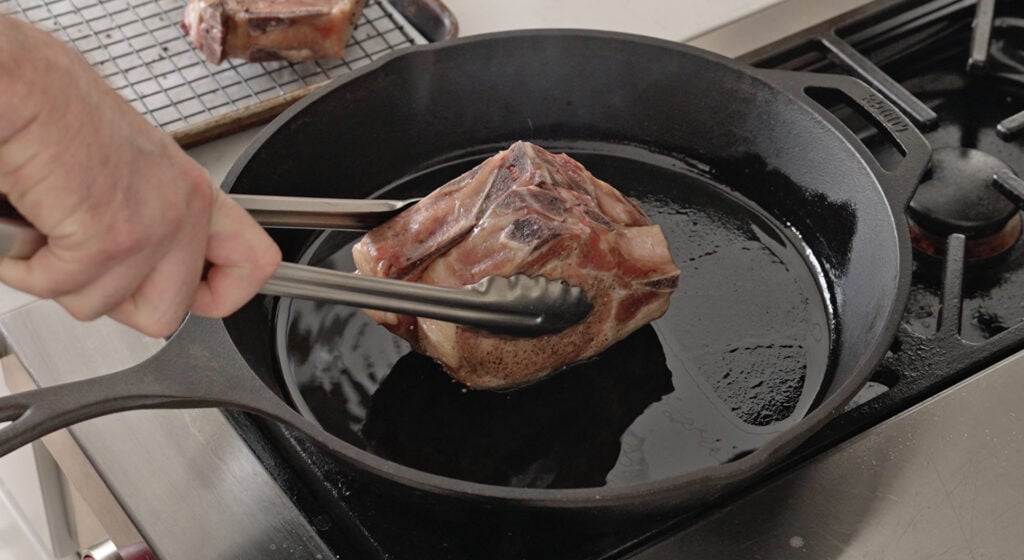 searing the fat cap