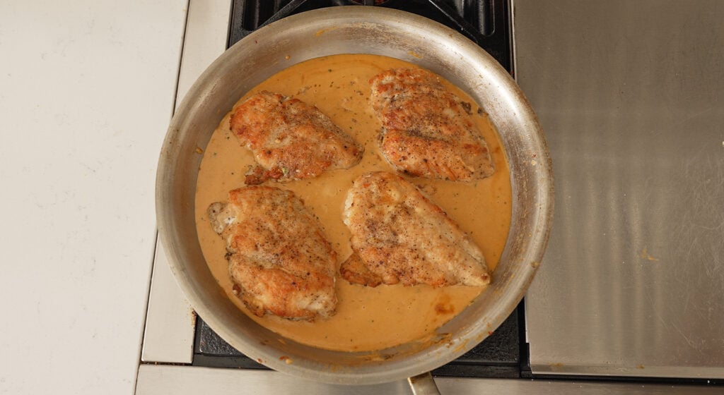 chicken breast in a sauce