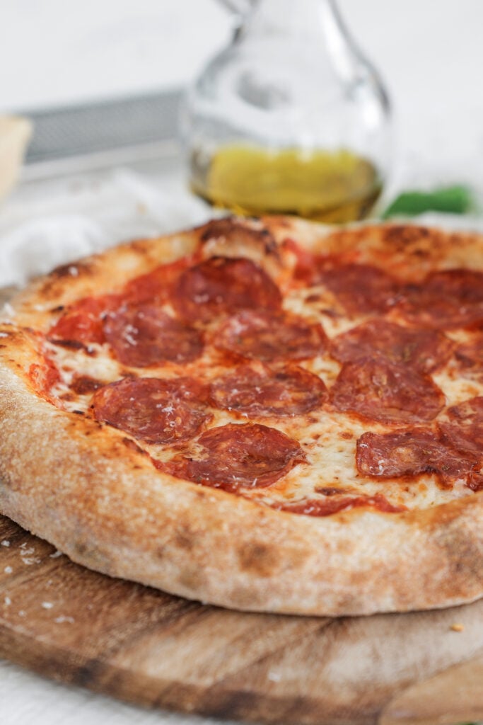 Neapolitan style sourdough pizza