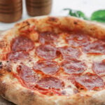 pepperoni sourdough pizza