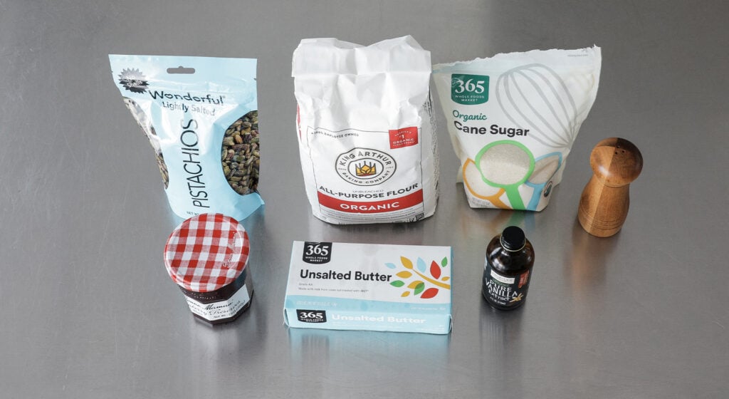 raspberry thumbprint cookies ingredients