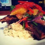 Citrus Salad with Spicy Mahi Mahi