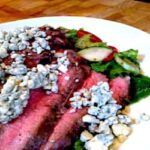 Flank Steak Salad with Bleu and Balsamic Vinaigrette