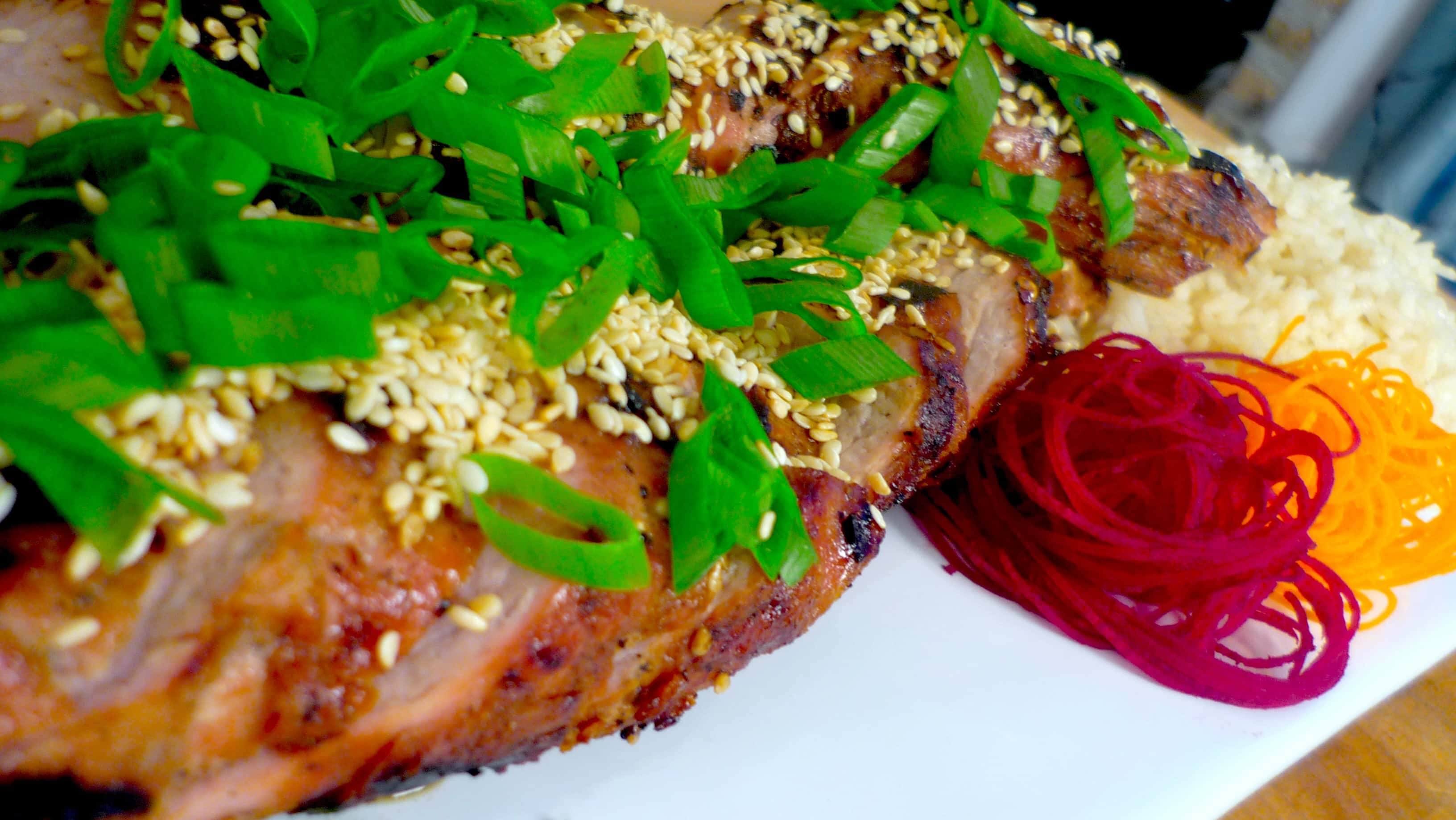 Korean Style Pork with Jasmine Rice