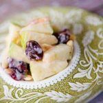 Apple Salad, Apple Yogurt Salad, Apples and Yogurt, Apples and Dried Cherries, Apples and Walnuts