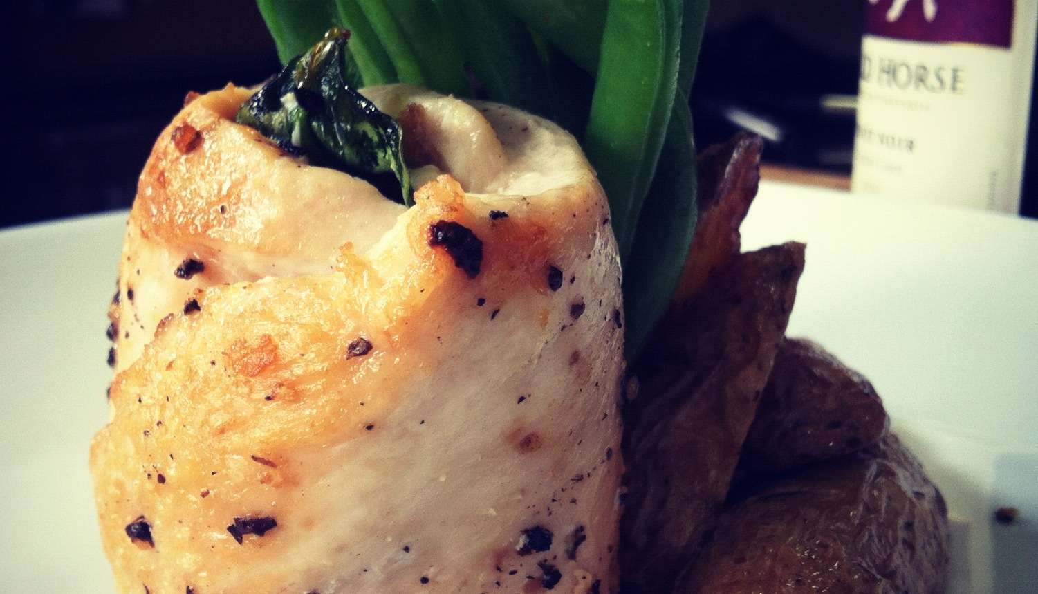 Stuffed Chicken Breast and Fingerling Potatoes Billy Parisi