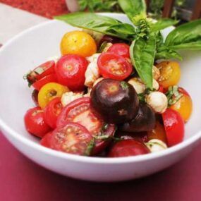 Cherry Tomato and Buffalo Mozzarella Salad